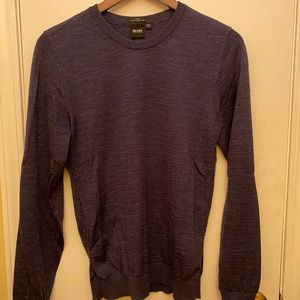 Hugo boss virgin wool sweater- navy